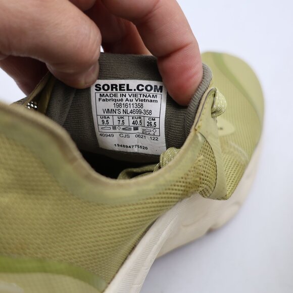Sorel Kinetic Olive Mauve Ringed Women's Size 9.5 Float Sport Casual Sneakers - Picture 3 of 9
